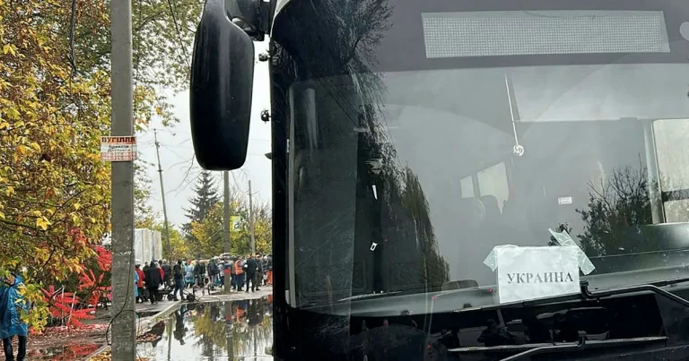 Evakuerade Olesjkybor är framme på Krim