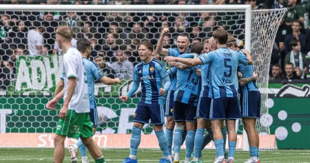 Djurgården segrare i derbyt – Hegland matchhjälte mot Hammarby