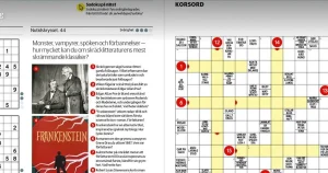 Vad hände med korsordet i onsdagens papperstidning?