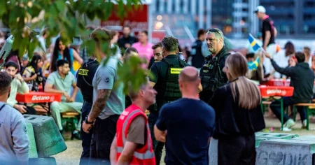 31-åring döms till ett års fängelse för dödsmisshandel av svensk polis